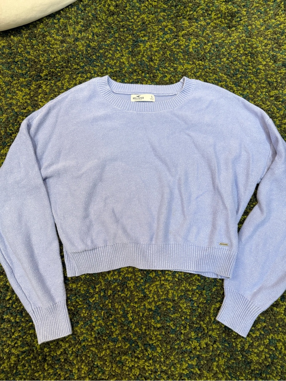 Hollister Light Lavender Crewneck Sweater